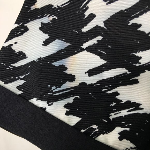 Kate Spade Women's Houndstooth Sheath Mini Dress Short Sleeve Size 0 Bla… - Picture 6 of 16